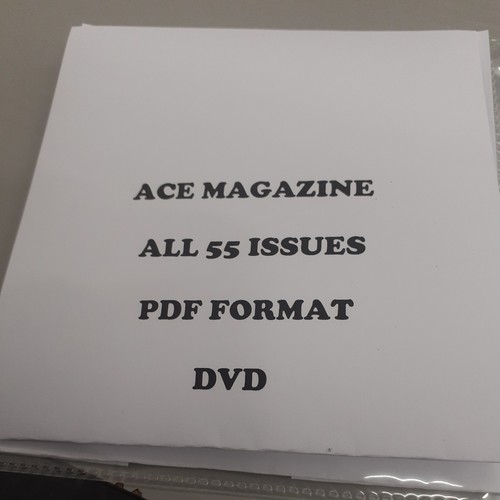 Ace magazine all issues on - ace,