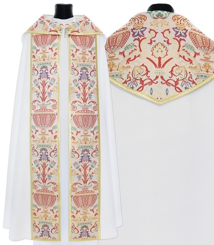 White gothic cope with stole - cope,