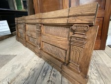 OAK WALL PANELLING - CARVED / ORNATE /VINTAGE RECLAIMED / ECCLESIASTICAL, GOTHIC