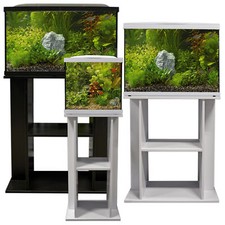 Superfish Start Aquarium & Stand 30 50 70 100 150 Black White LED Fish Tank
