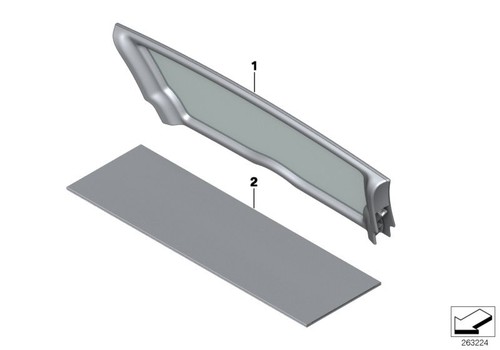 Mini genuine wind - genuine, deflector