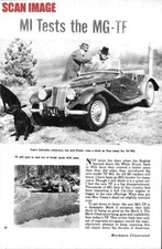 1954 MG 'TF Sports' Vintage Original McCahill Motor Car Road Test Report 719-23x