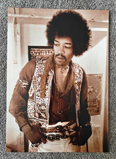 Jimi Hendrix - Classic Black & White Poster / Picture - Rare!