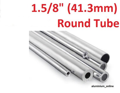 Aluminium round tube - tube, 1.5/8