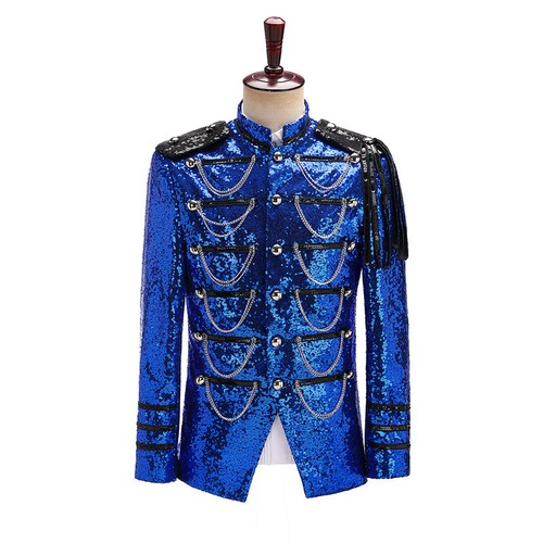 Men shiny sequin - sequin, hussar