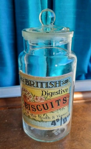 Shop advertising glass - jar, &