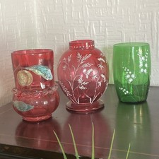 3 X Pretty Victorian Enamel