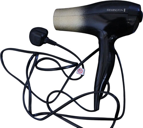 Remington black hair dryer - remington,