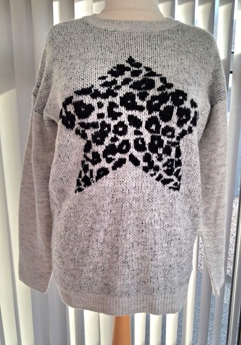 Womens grey black leopard - grey,