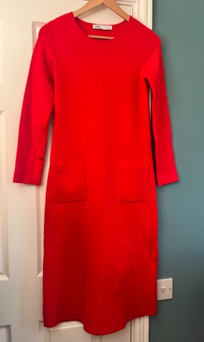 Zara red knit dress - dress,