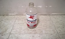 Vintage Mobil Oil Co Pegasus Sovasuds Car Wash Glass Bottle