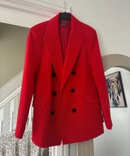 Ladies Red Blazer Size 10