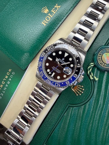 Rolex gmt master batman - gmt, "batman"
