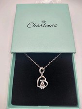 Schnauzer Dog 925 Silver Pendant Necklace 40 To 45 Cm Ladies Womems