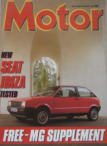 Motor magazine november 1985 - magazine,