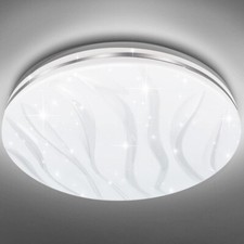 EXTRASTAR 24W LED Ceiling Light, 2500LM Super Bright LED Ceiling Light, 192W Equ
