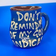 Don't Remind Me of My Golf Handicap Golfers Novelty Studio Pottery Golfing Cup