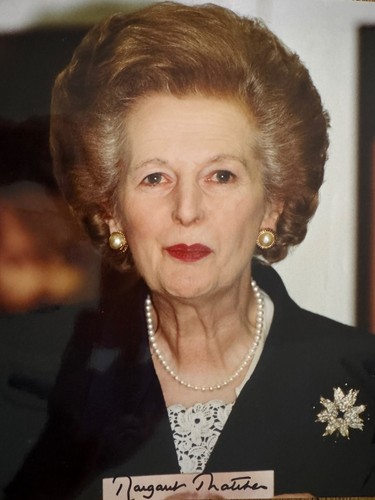 Margaret thatcher signed - thatcher,