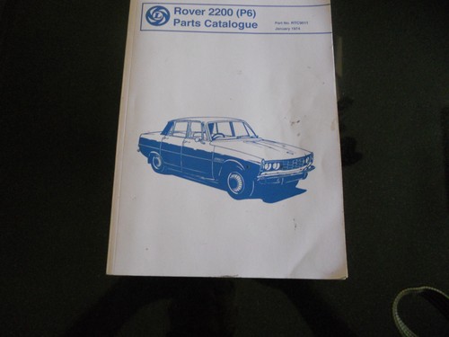 Rover 2200 parts - p6,