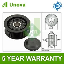 Deflection Guide Pulley Unova Fits Mercedes-Benz Audi + Other Models