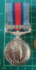 QEII OSM Operational Service Medal Clasp Iraq & Syria Full Size Copy 