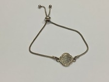 Vintage Silver Colour Slider Bracelet