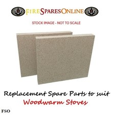 2 Side Bricks to Suit Woodwarm