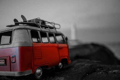 Volkswagen campervan wall - volkswagen,