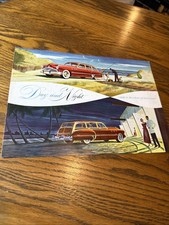 1949 Buick Woodie Station Wagon Factory Color Sales Brochure