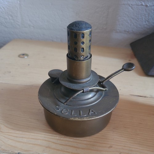 Antique german sella brass - sella,