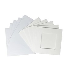 Square aperture square cards -