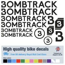 Bombtrack new bike decals with