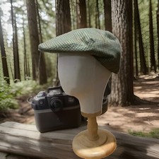 Lock & Co Mens Tweed Flat Wool Cap 63cm -7 3/4 Made In UK NWOT RRP £265 