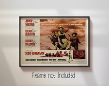 John Wayne Rio Bravo Repro - High Quality Poster