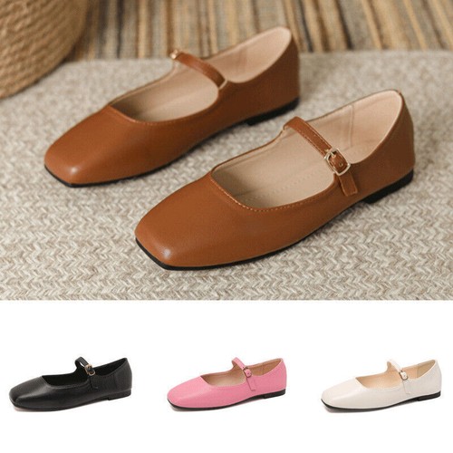 New womens square toe flats - square,
