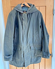Barbour Classic Tartan Hooded wax jacket XXL