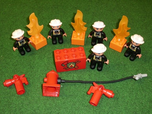Lego duplo fireman figures - duplo,