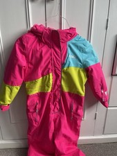 Girls Ski Suit - Bright Colours - Excellent Condition - Size 5-6yrs