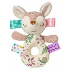 Mary Meyer Flora Fawn Rattle Lovey Soft Plush Stuffed Animal Sensory Baby Toy