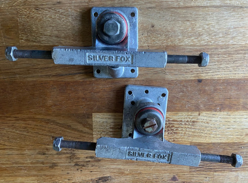 Vintage silver fox skateboard - vintage,