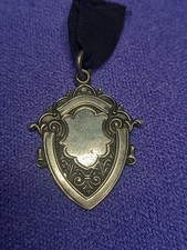 Vintage Sterling Silver  Fob Medal