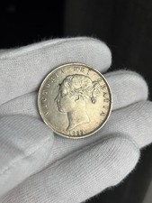 1883 Victoria Silver Half