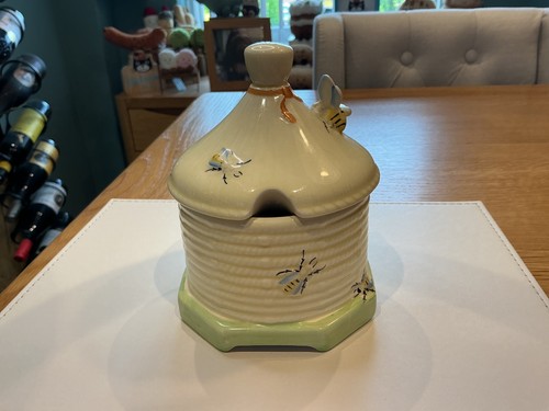 Crown devon honey - honey, vintage