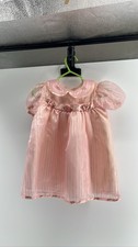 Baby Girl Pink Ruffled Organza