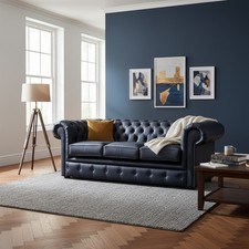 Seater sofa italian leather - 3,