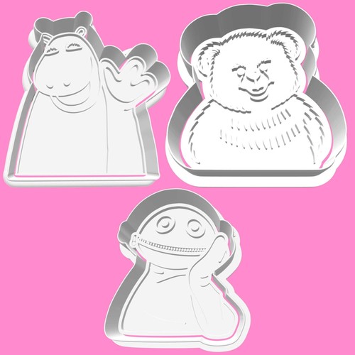 Rainbow show cookie cutter - show,
