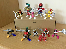 Bundle of 16 Power Rangers Mighty Morphin Mini Figures in V.VGC (Cake Toppers)