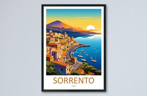 Sorrento travel print wall - travel,