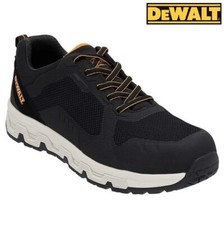 DEWALT LAMAR BLACK LIGHTWEIGHT STEEL TOE CAP WORK SAFETY TRAINER MENS SHOES SIZE