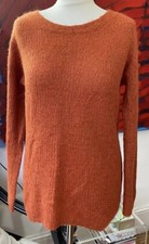 Alpaca Wool Jumper Sweater Women’s size 10 Rusty Orange New
